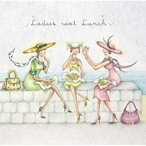 Berni Parker 'Ladies Wot Lunch' Blank Greetings Card Cover