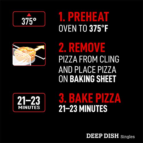 Red Baron Deep Dish Singles 4 Cheese Pizza, 11.2 Oz (Frozen), 2 Count (Pack Of 1) #TOP7