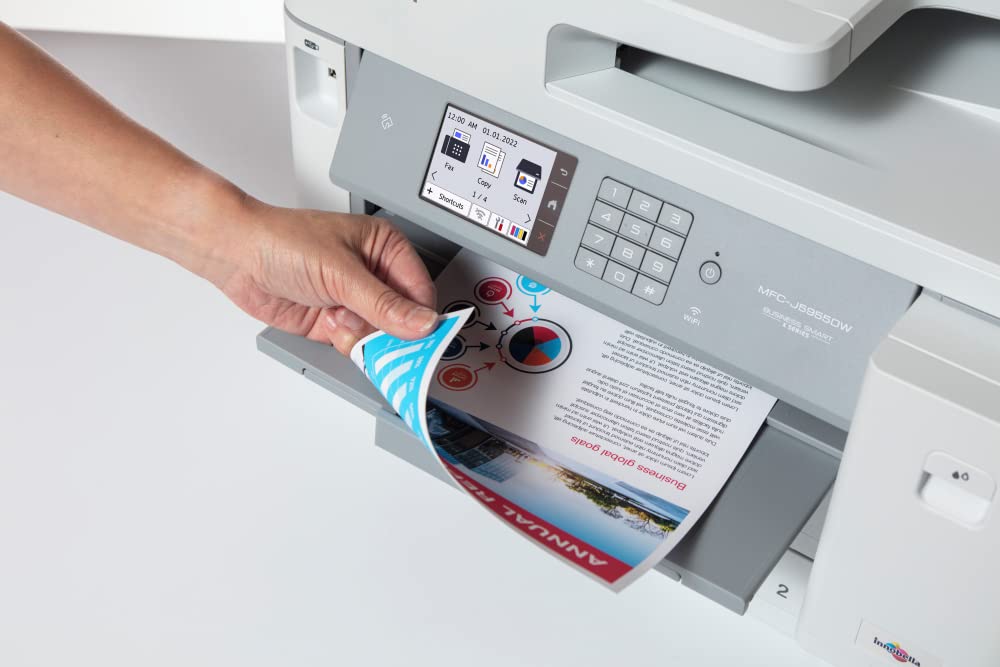 Brother MFCJ5955DW- Impresora multifunción de Tinta Profesional con impresión hasta A3 y dúplex automático A4 en Todas Las Funciones
