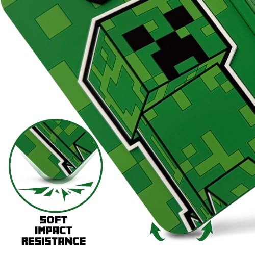 Image of Minecraft Kids iPad Case - 10.9 Inch Case for iPad 10th Generation (2022) & A16 11th Generation 11 inch (2025) - Tablet Cover with Stand, Shockproof Silicone Protector