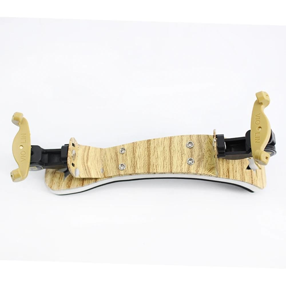 Accessoires d'instruments de musique de violon Accessoires Professionnels Pour Épaulette De Violon Réglable 1/2 1/4 3/4 4/4, Repose-épaule Souple Pour Violon (Color : Yellow, Size : 3/4)
