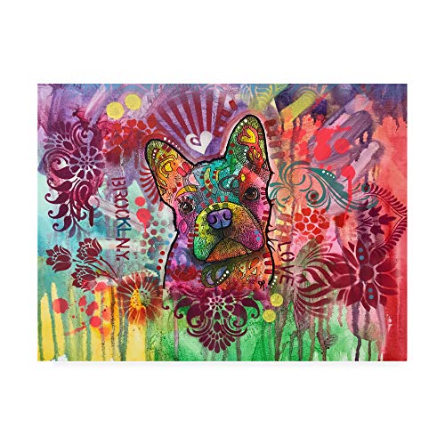Trademark Fine Art Frenchie Jacket by Dean Russo, 24x32