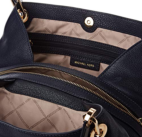 michael michael kors raven pocket shoulder tote