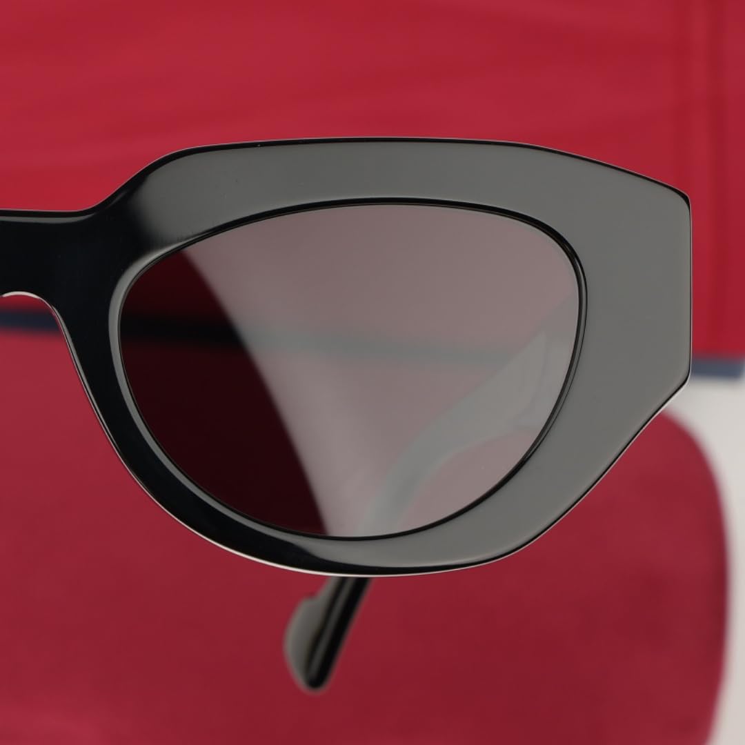 Occhiali da sole in acetato per donna ovale moda Uv400