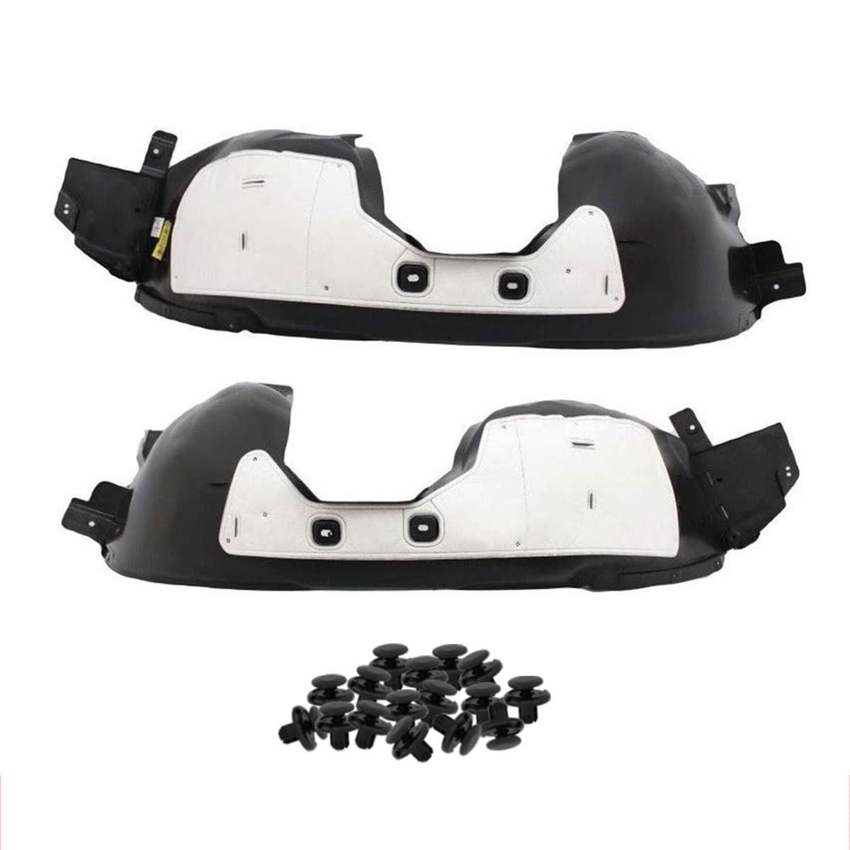 Parts N Go Fender Liner Set wClips For 2011-2016 Cruze Front Driver & Passenger Side Left Right GM1249226 GM1248226 95472793 95472792 product thumbnail 2