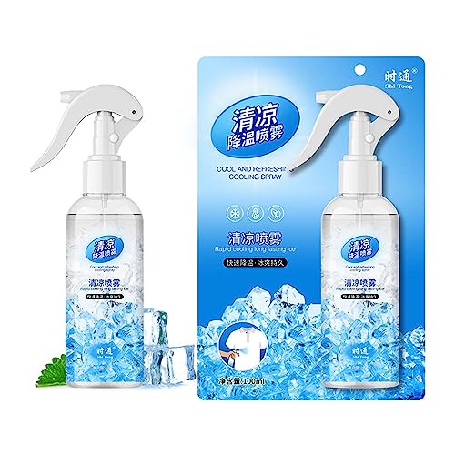 Niebla facial refrescante | Spray Calmante y Protector Rostro y Cuerpo 100ml | refrigeración verano, adecuados para bebés, niños y adultos, ideales para trabajadores al aire Lecerrot - imagen 7