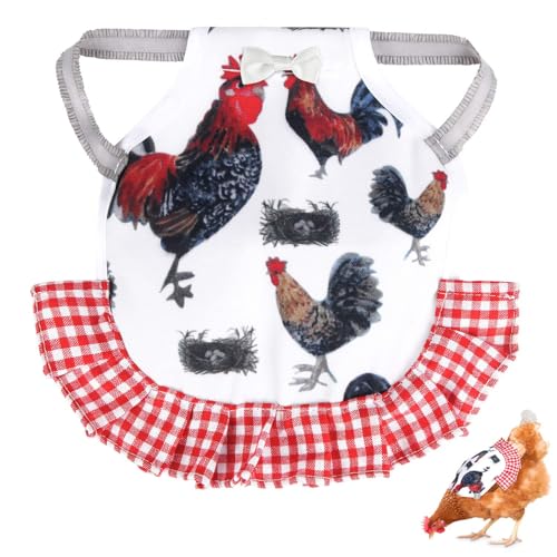 PETKNOWS Standard Chicken Saddle Hen Apron with Elastic Straps Suit for Small Medium and Large Hens Hen Care Accessories