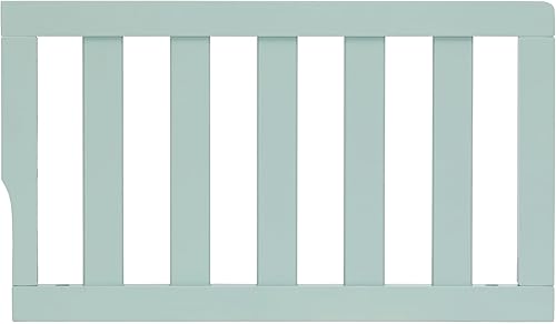 Dream On Me Riel de protección convertible para cuna para niños pequeños en color verde espuma de mar, convierte cunas en camas para niños,