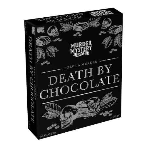 Murder Mystery Party Death by Chocolate Game, 6-8 Players, Ages 18+