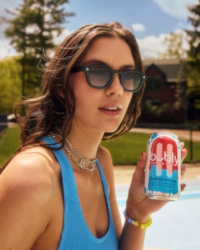 Image of bubly Sparkling Water, Melted Ice Pop, 12 Fl Oz Cans (8 Pack) | Zero Sugar, Zero Calories, Seltzer Water