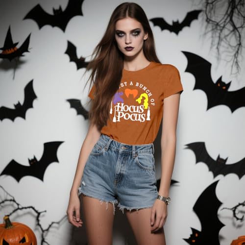 T-shirt d'Halloween pour femmes Sanderson Sisters Hocus Pocus coton