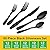LIANYU 60-Piece Black Silverware Set for 12, Stainless Steel Flatware Cutlery Set, Tableware Eating Utensils Include Forks Knives Spoons, Mirror Polished, Dishwasher Safe