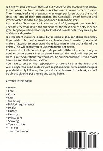 russian dwarf hamster diet