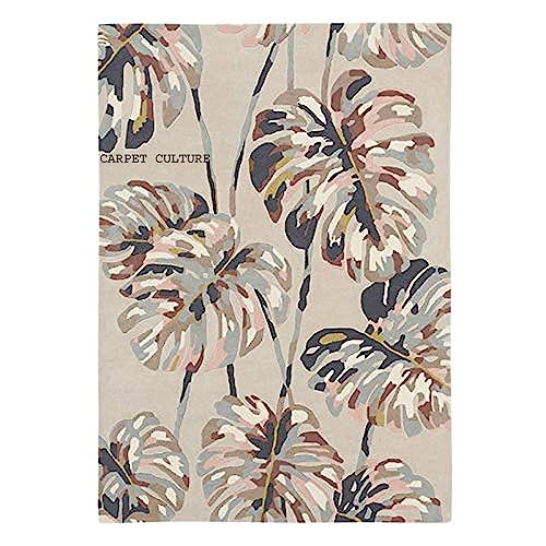 Image of Carpet Mahal Handmade Handwoven Tufted Made of 100% Soft Blended Wool Export Quality Carpets with 1 Inch Thickness (5x7 Feet) Color Multi