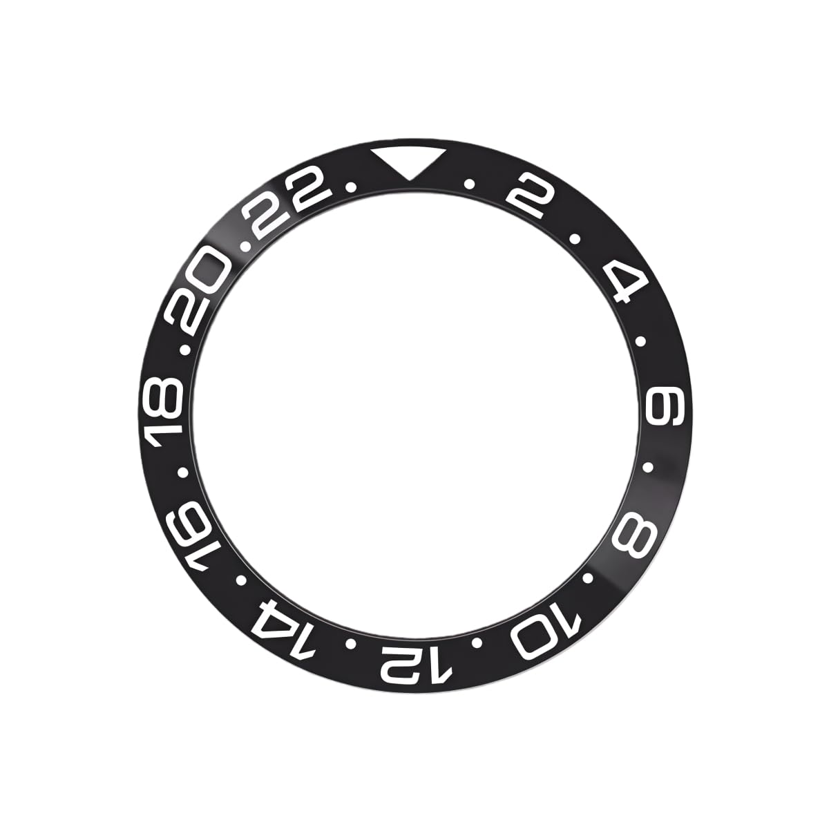 Inserto Bicolore Lunetta Ceramica, Anello Ricambio 38mm Modifica Orologio per Rolex GMT-Master II