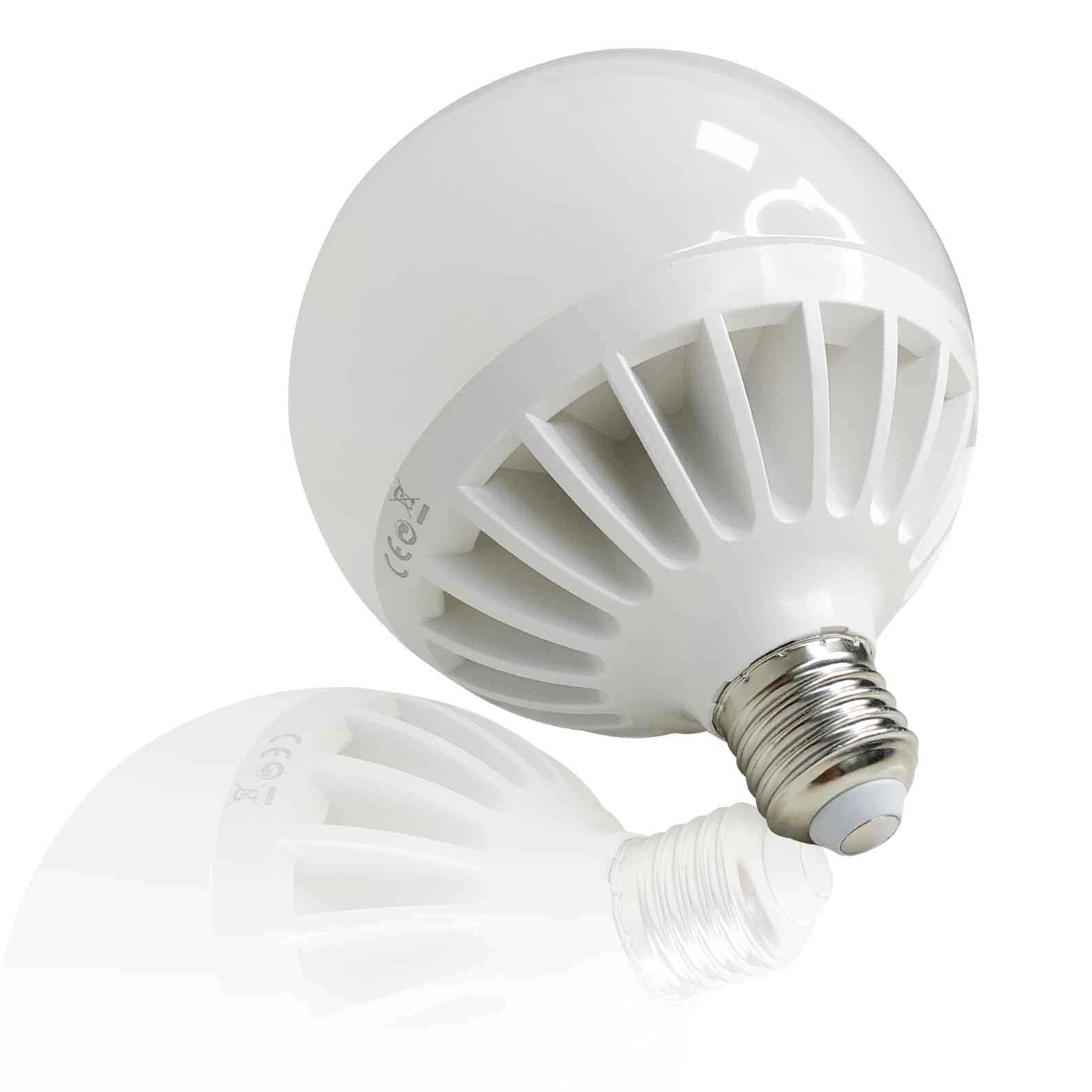 LED ATOMANT 4x Lampadina LED Globo E27 G120 25W Bianco Freddo 2450lm | 6500K, Angolo di apertura 330°