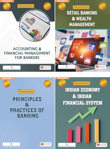 Image of Macmillan JAIIB Books 2026 - PPB + Accounting & Finance + Retail Wealth + Indian Economy - by IIBF - Combo Set of 4 Books - [ORIGINAL BOOKS-TOP GRADE PAPER & PRINT - For 2026-27 Exams