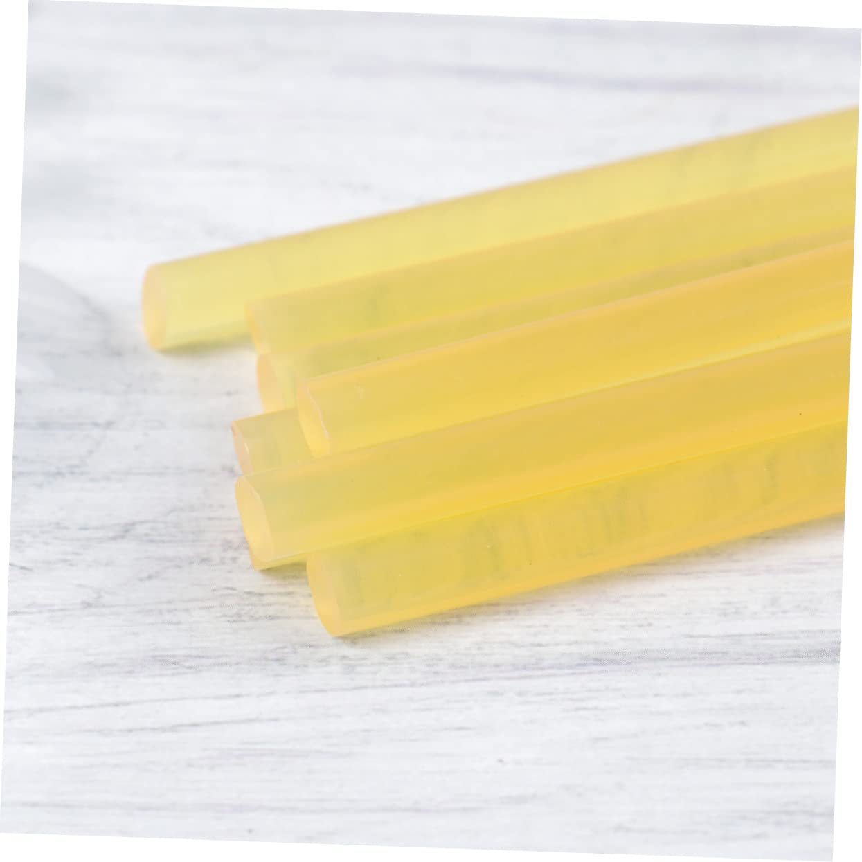 jojofuny 100 Pièces Bâtons de Colle Thermofusible Jaune Adhésif Fort Flexibles et pour Réparation Maison et Atelier