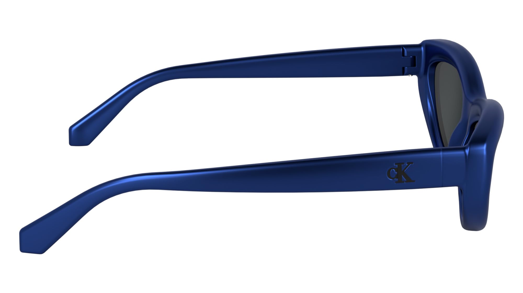 Calvin Klein Jeans Women's Sunglasses CKJ24624S - Blue Flash with Solid Base Grey Blue Mirror Lens