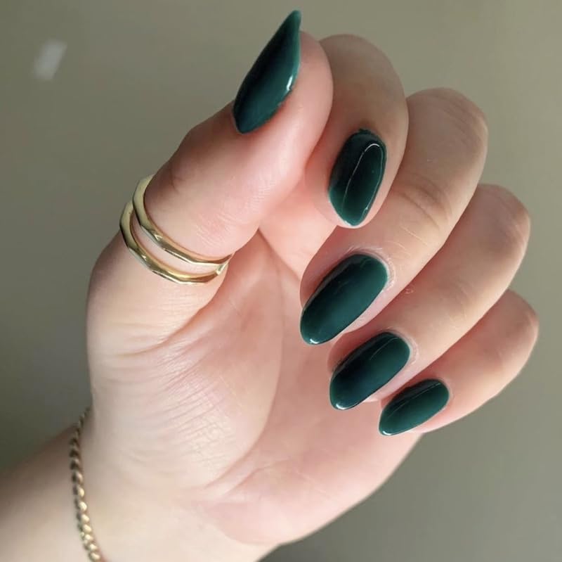 Miniatura 3 de DND - Juego de esmaltes de gel, 1 esmalte de gel y esmalte de uñas, 747 Auora Green, 0.5 onzas líquidas