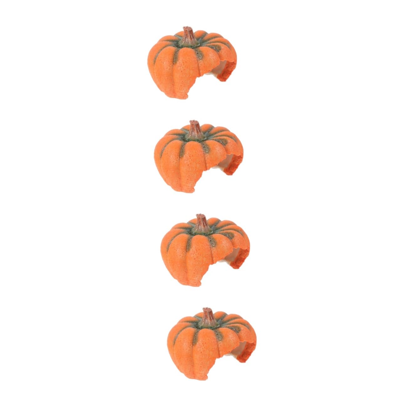 GLEAVI 4 Piezas Casa De Escondite De Calabaza Cueva De Cría De Peceras Paisajismo Acuario Decoración Esconder Accesorios Cueva del Tanque De Peces Cueva del Acuario Camarón Largo Resina