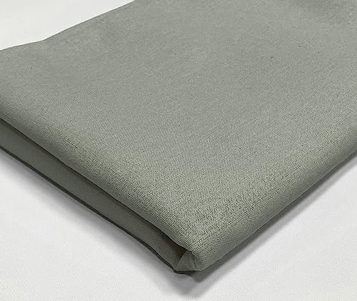 A-Express Plain Cotton Fabric, 60 Inches 150cm Extra Wide Per Metre, 150 GSM Viscose Material, for Clothing Quilting