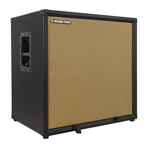 Sound Town 4 x 10“ 800W Bass Cabinet w/Horn, 8-ohm, 50oz Magnet, 3” Voice Coil, Birch Plywood, Black Tolex (BGC410BK)
