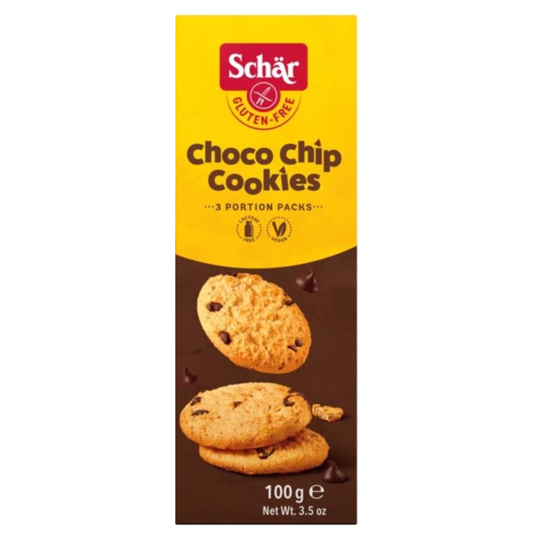 SCHAR Ciasteczka z nadzieniem czekoladowym bezglutenowe Choco Chip Cookies (100g)