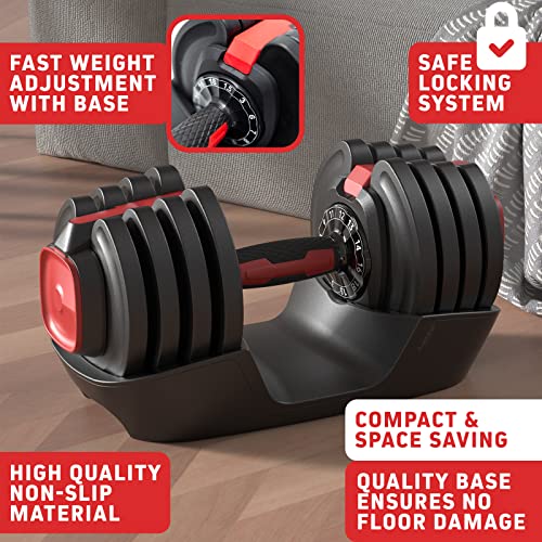 Icefox-Adjustable-Dumbbell-40Lbs-Free-Weights-Dumbbell-Workout-Equipment-for-Home-Gym-Suitable-MenWomen