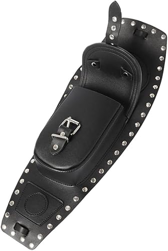 LIRU - Bolsa de tanque de gasolina para motocicleta, bolsa de tanque de combustible de piel sintética, bolsa central de consola de salpicadero,