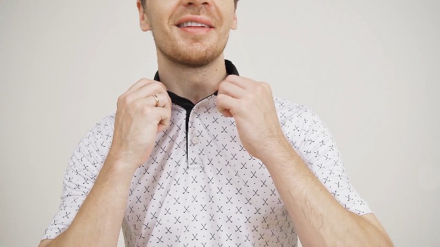 Polo de Golf para Hombre Manga Corta Secado Rápido Rendimiento Transpirable Cuello Rigido miniatura 7