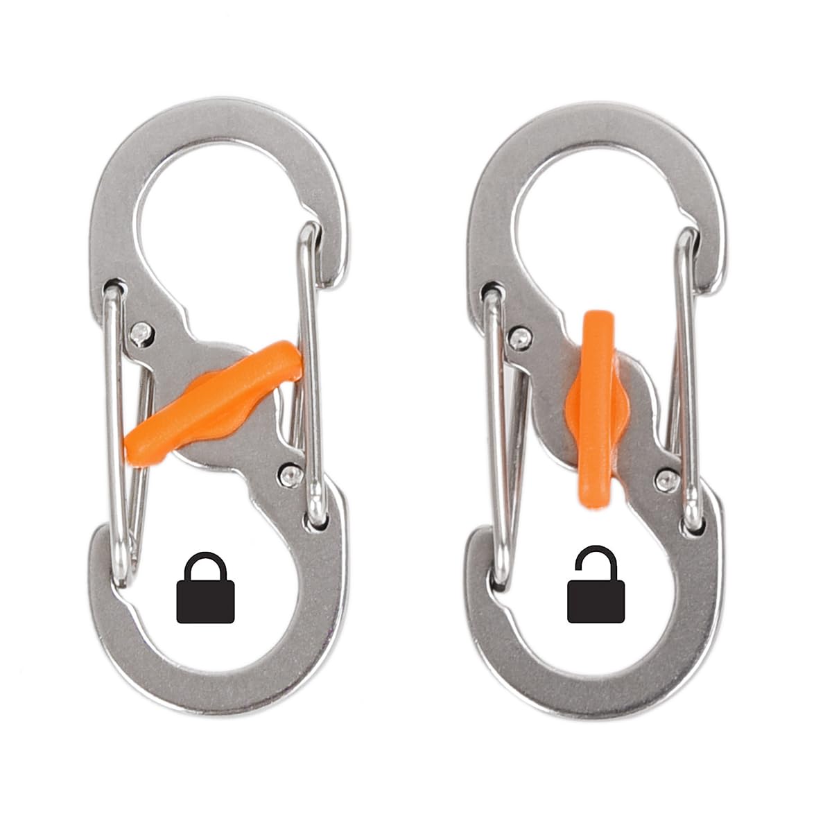 kohさん専用 Amazon.co.jp: KAruim エスビナー マイクロロック S字 カラビナ