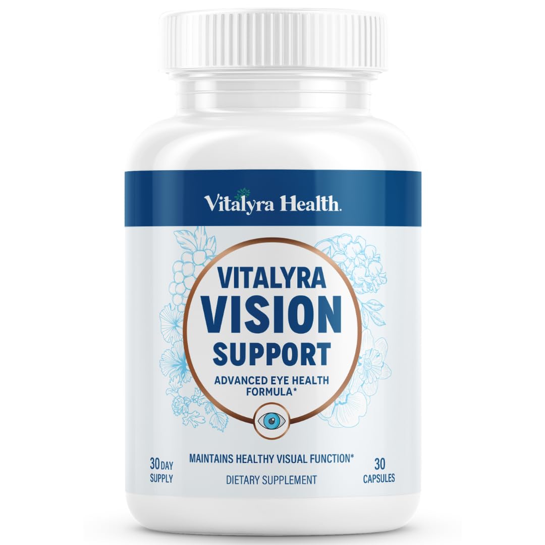 Vitalyra Eye Health Vitamins - Lutein & Zeaxanthin Vision Support 30 Count (Pack of 1)