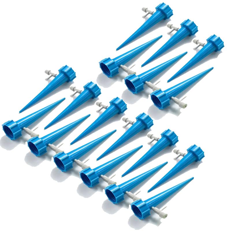 6/18/30pcs Self-Watering Kits Automatic Waterers Drip Irrigation Indoor Plant Watering Device Plant Garden(30pcs Blue)