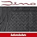 Dino KRAFTPAKET Kofferraummatte universal zuschneidbare Gummimatte Antirutschmatte universeller Kofferraumschutz schwarz, 120 x 80 cm
