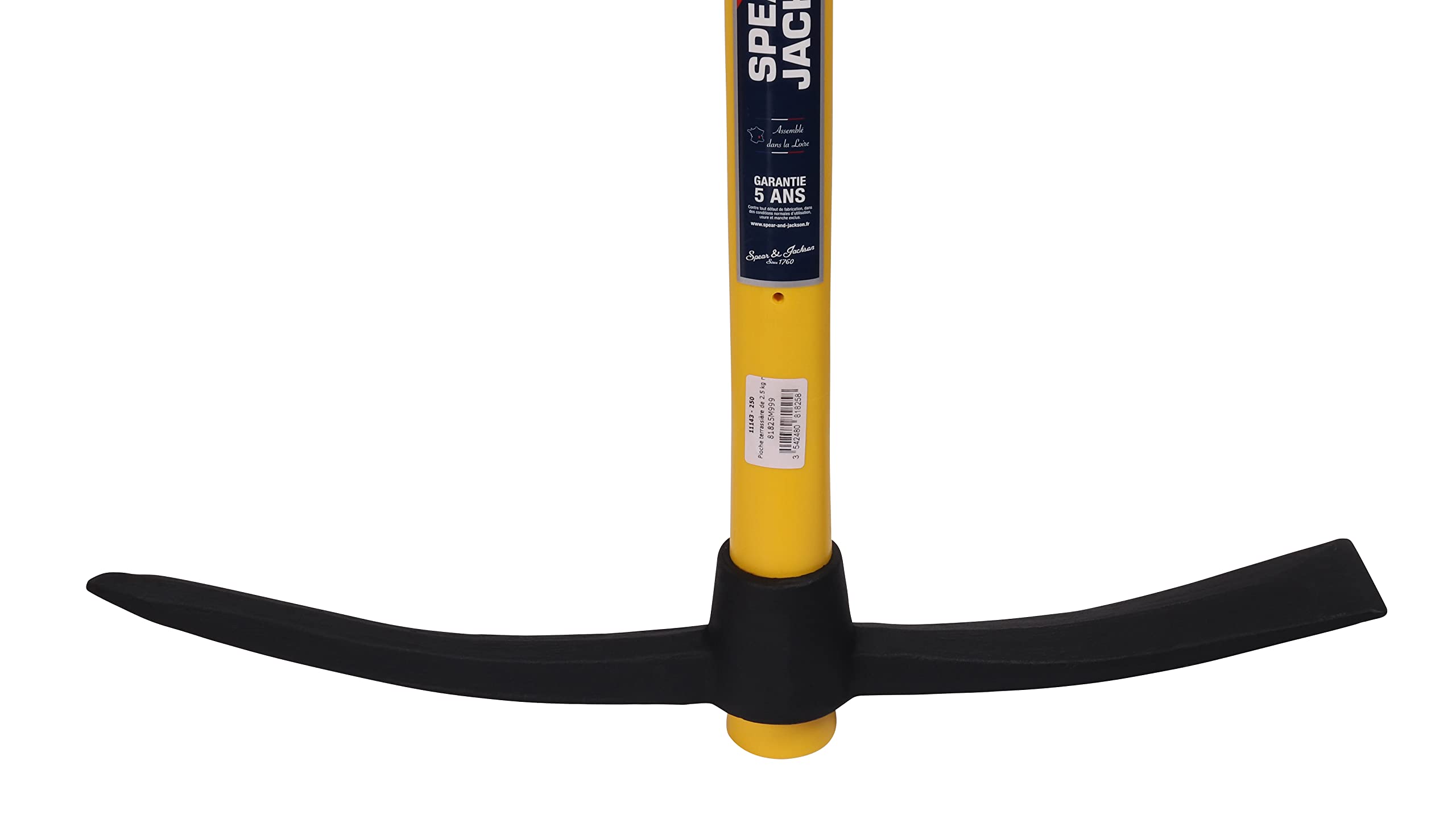 Spear & Jackson 81825 Pioche avec Manche trimatière 2,5 kg
