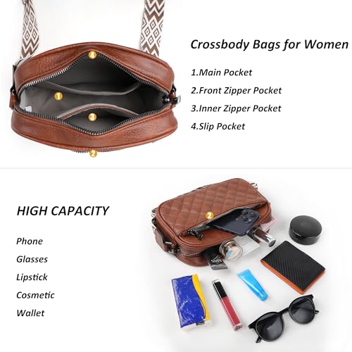Small Crossbody Bags For Women, Leather Small Purse Women'S Shoulde Crossbody Handbags With Wide Adjustable Strap4