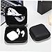 HOMSFOU 2pcs Small Storage Bag for Travel Mesh Pocket Electronic Pouch for Earphones Power Bank Material Compact Zippered Design for Organizing Cables Accessories