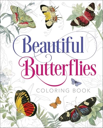 Beautiful Butterflies Coloring Book (Sirius Classic Nature Coloring)