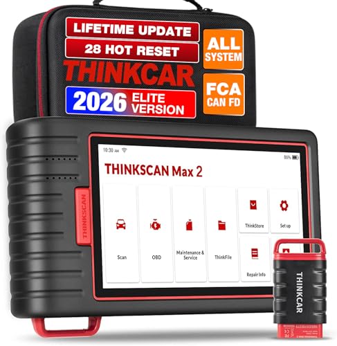 Image of Thinkcar 2026 Thinkscan Max2 Wireless OBD2 Scanner No Subscription