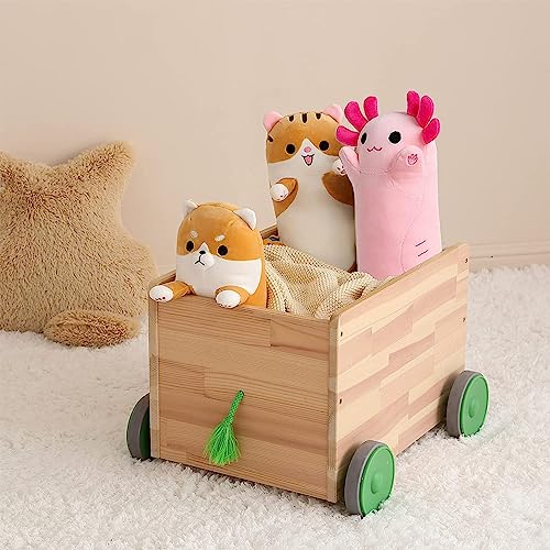 Peach Cat Pink Axolotl Plush Pillow Toy Cute Axolotl Stuffed Animal For Girls And Boys 34 Inch thumb #4