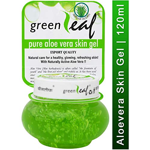 Image of Green Leaf Pure Aloe Vera Skin Gel 120GM Pack of 1