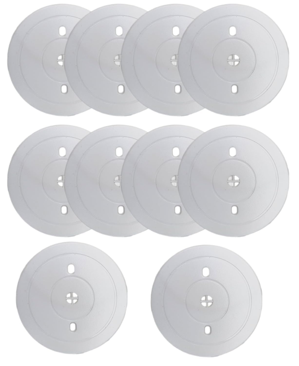FAIZON 3.75 Inch, 10Pcs Modular Plate for Electrical Wall Plug Sheet | Plastic PVC Wall Sheet Wall Plug Size 95mm (Pack of 10)-image-47