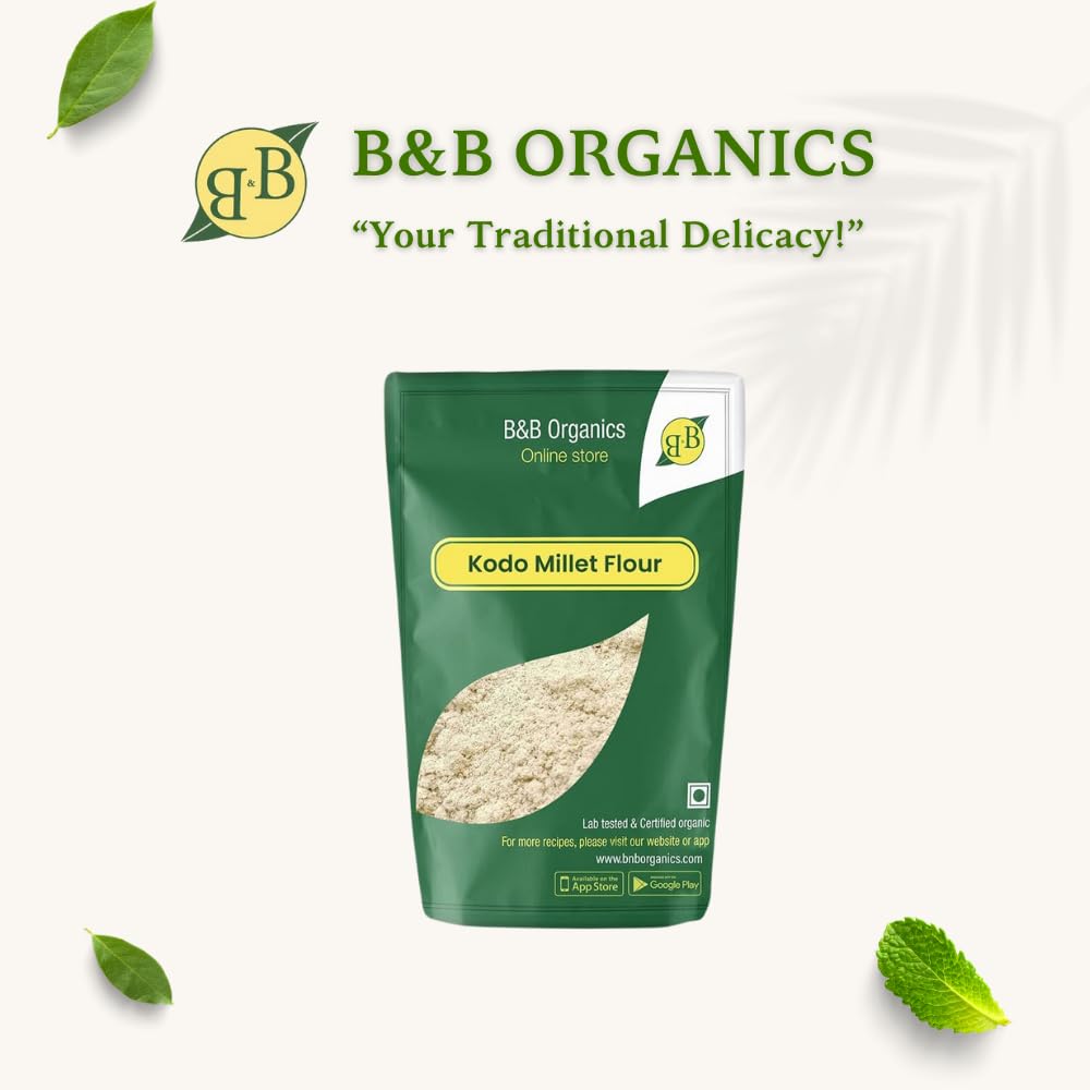 B&B Organics Kodo Millet Flour 1 kg/Traditional Millet Flour/Varagu Maavu - Image 3 thumbnail