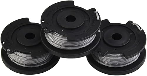 CKCSHI 3 Stück Rasentrimmerspule kompatibel mit Bosch ART 23 SL 26 SL, EasyGrassCut 18, 23, 26, 18-230,18-260, Rasentrimmer F016800569 F016800385 Trimmerdraht Ersatzspule und Schnur