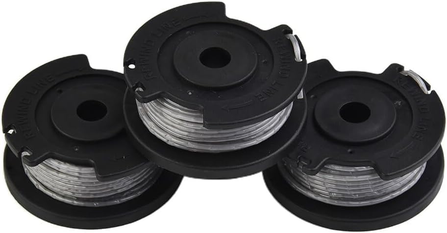CKCSHI 3 Pieces Strimmer Spool Compatible with Bosch ART 23 SL 26 SL EasyGrassCut 18 23 26 18-230 18-260 Grass Trimmer F016800569 F016800385 Strimmer Wire Replacement Spool and Line