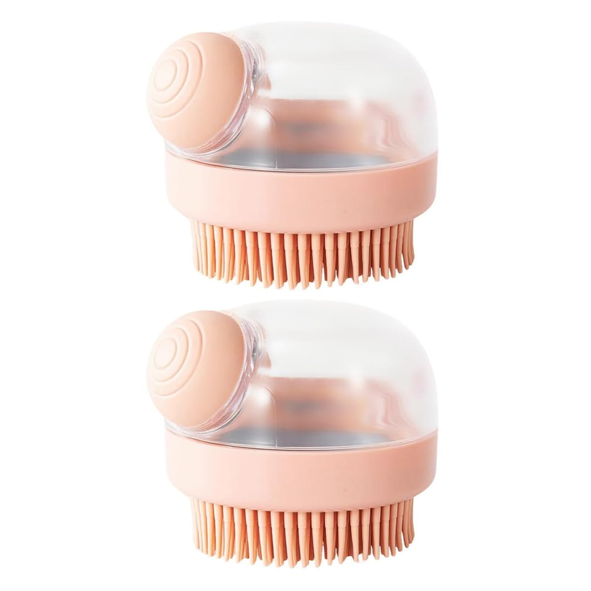 Laroal Pet Grooming Bath Massage Brush Dog Cat Bath Brush Pet Massage Dispenser Grooming Shower Brush Bath Shampoo Massage Dispenser Shower Brush