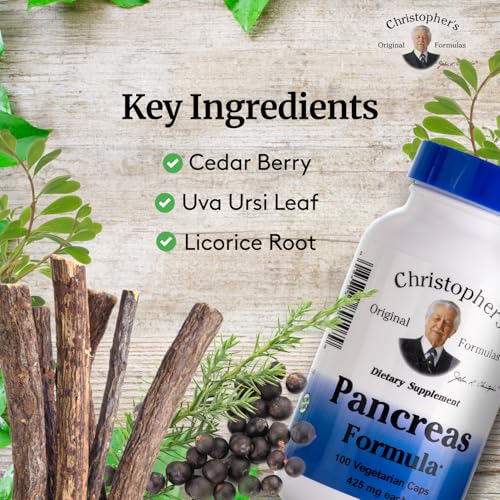 Image of Christopher's Original Formulas Pancreas Formula - Pancreas Cleanse Detox & Repair - Probiotics for Digestive Health