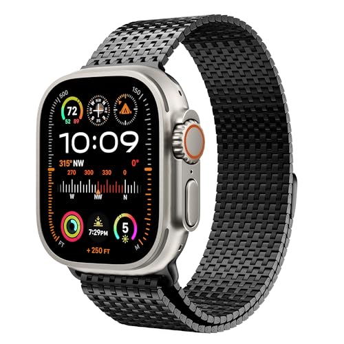 Amazon.com: LULULOOK Milanese Mesh Loop Compatible with Apple