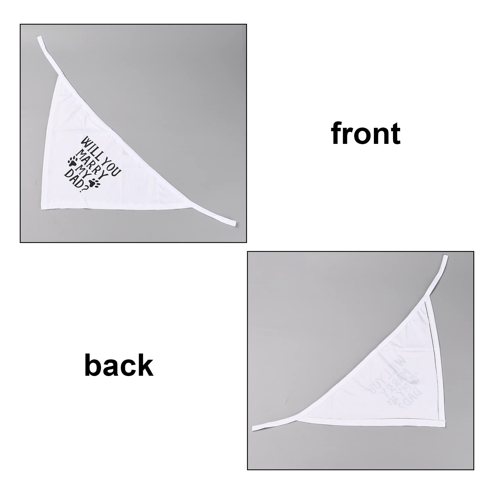 Engagement Gift, Will You Marry Daddy Dog Bandana & She Said Yes Dog